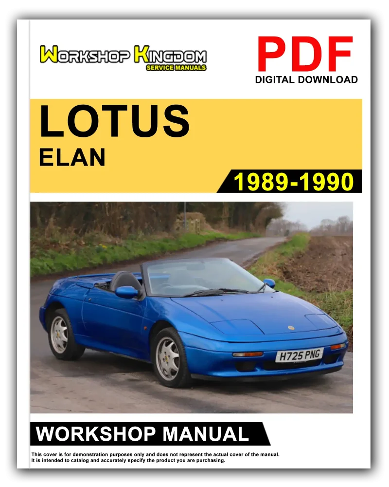 LOTUS ELAN (1989-1990) Workshop Repair Service Manual