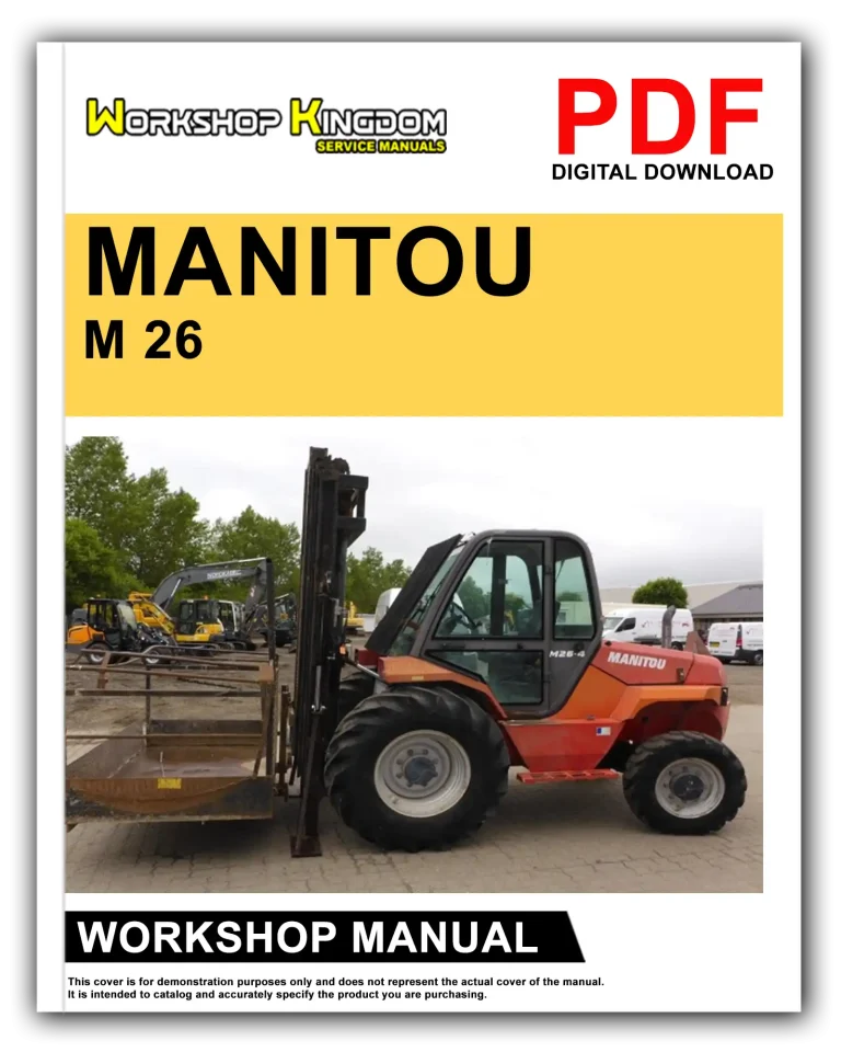 MANITOU M 26 30-2 26 30-4 40 50-2 40 50-4 ST3B Workshop Repair Service Manual – English – PDF Download