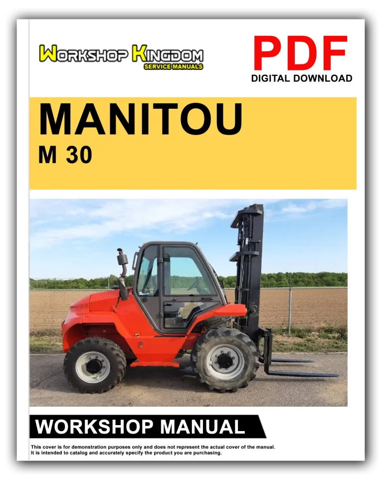 MANITOU M 30 40 50 2 4 HL Workshop Repair Service Manual – English – PDF Download