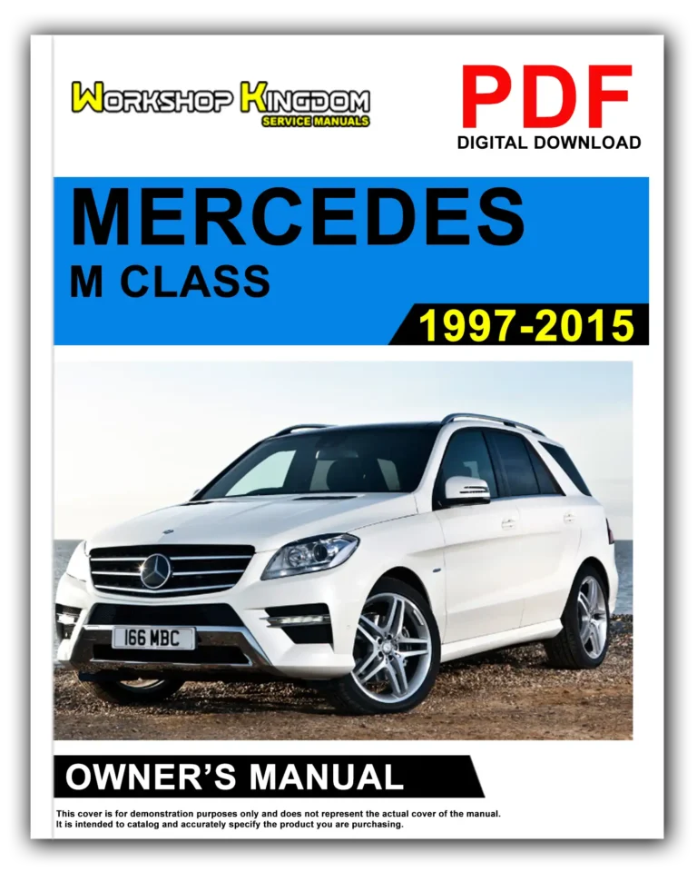 MERCEDES M CLASS (1997-2015) Owner’s Manual – English – PDF Download