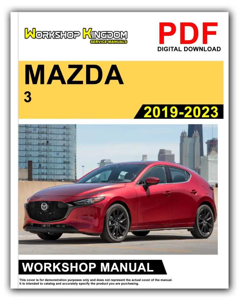 MAZDA 3 (2019-2023) Workshop Repair Service Manual – English – PDF Download
