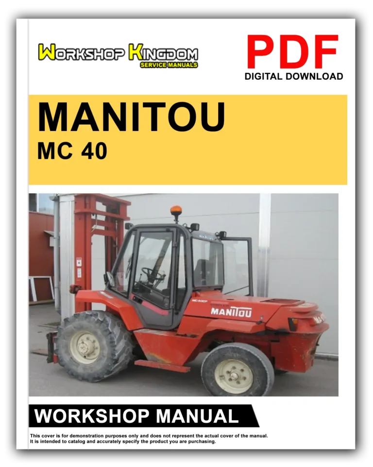MANITOU MC 40 50 60 70 TURBO POWERSHIFT Workshop Repair Service Manual – English – PDF Download