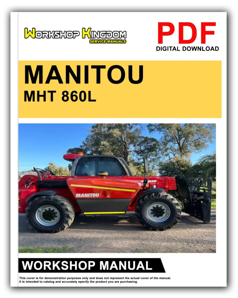 MANITOU MHT 860L Workshop Repair Service Manual – English – PDF Download