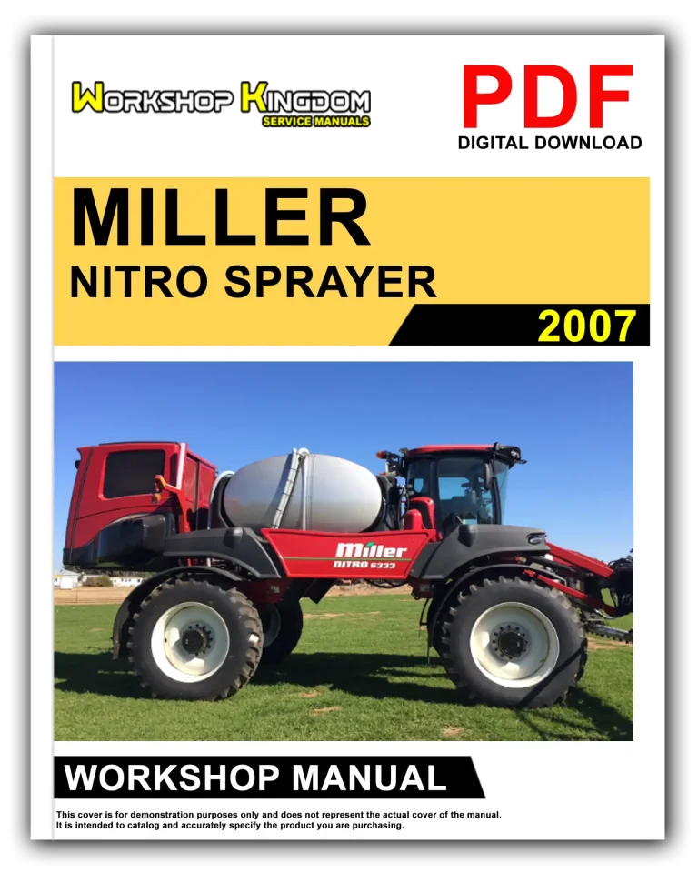 MILLER NITRO SPRAYER 4000 Workshop Repair Service Manual – English – PDF Download