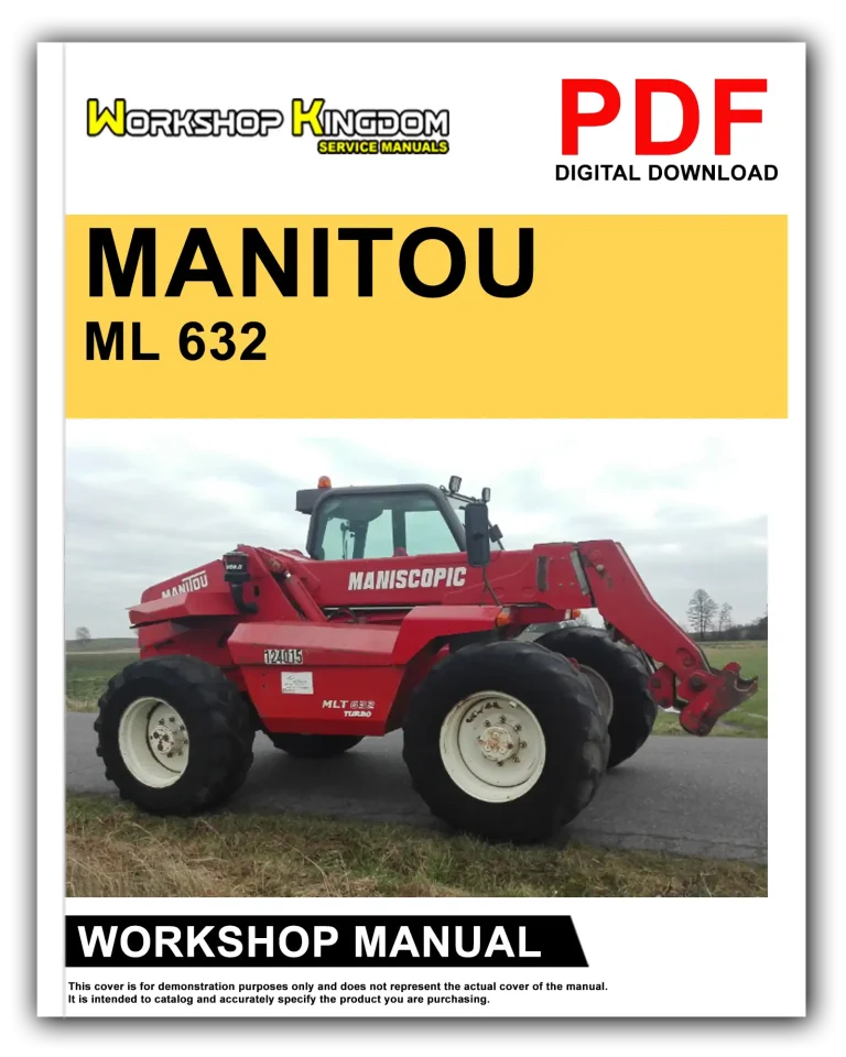 MANITOU ML 632 635 835 845 940 1233 1240 1330 1337 1637 1740 Workshop Repair Service Manual – English – PDF Download