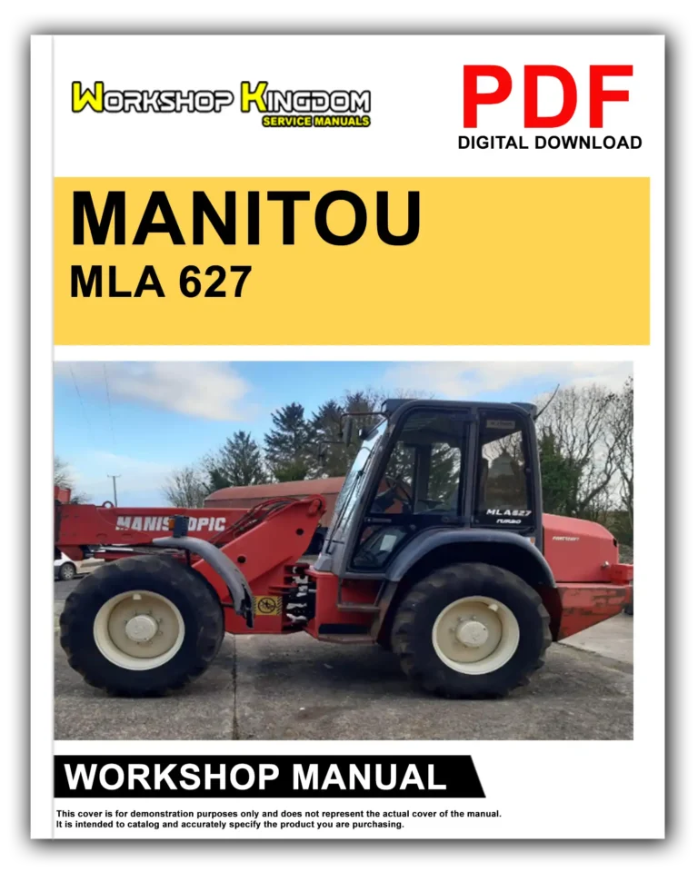 MANITOU MLA 627 Workshop Repair Service Manual – English – PDF Download