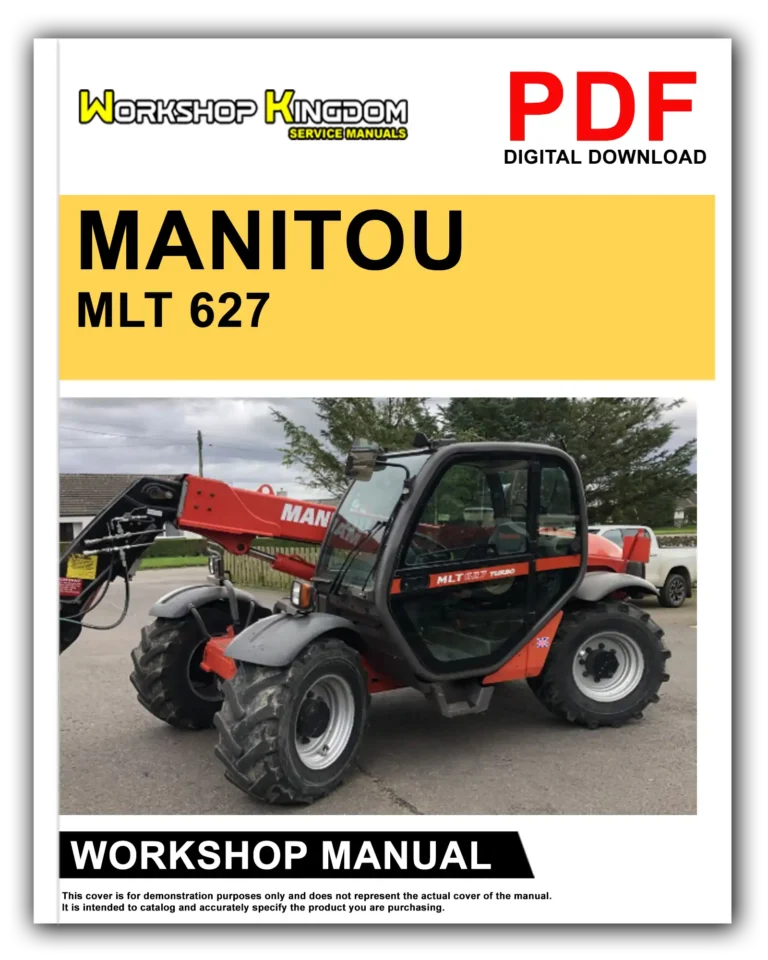 MANITOU MLT 627 Workshop Repair Service Manual – English – PDF Download