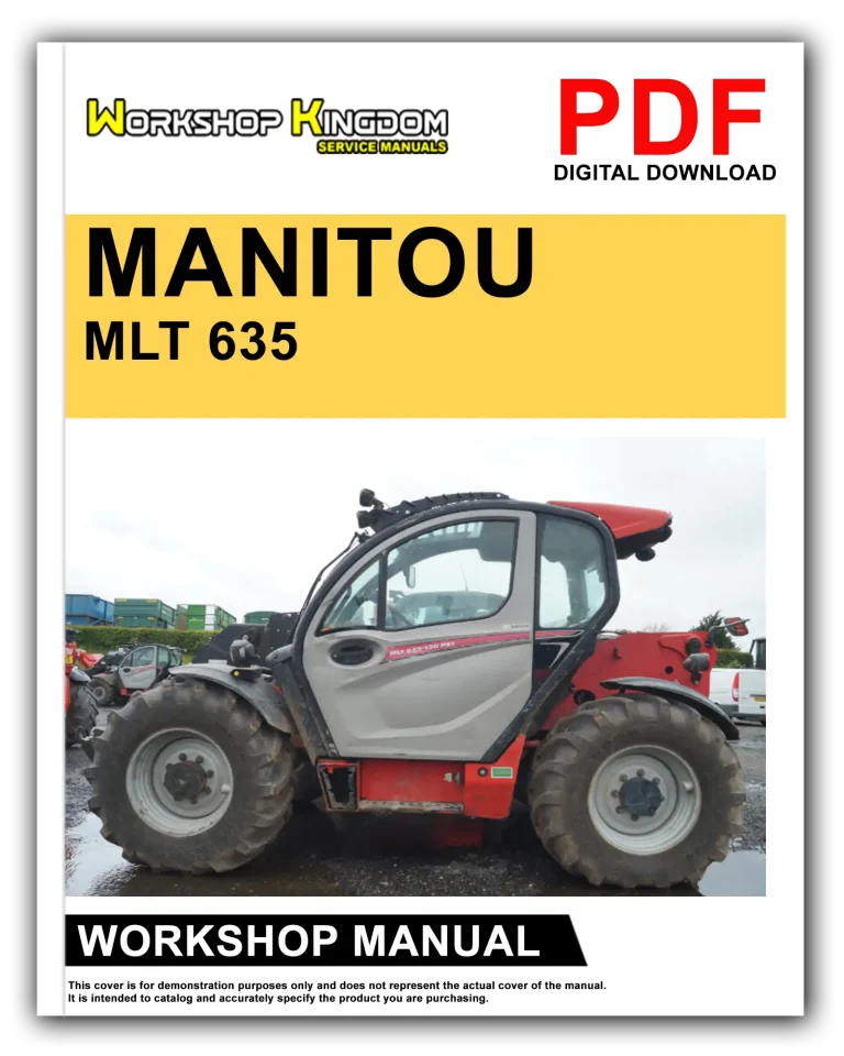 MANITOU MLT 635 733 737 741 940 Workshop Repair Service Manual – English – PDF Download