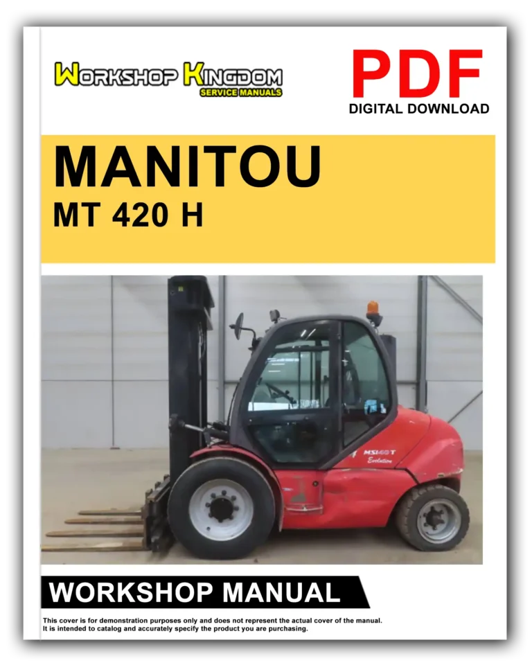 MANITOU MSI 40 H MSI 50 H Workshop Repair Service Manual – English – PDF Download