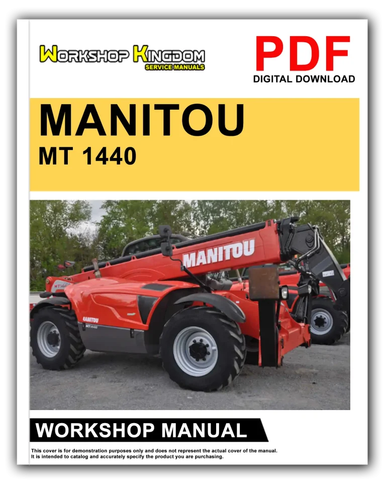 MANITOU MT 1440 1440 1840 1840 Workshop Repair Service Manual – English – PDF Download
