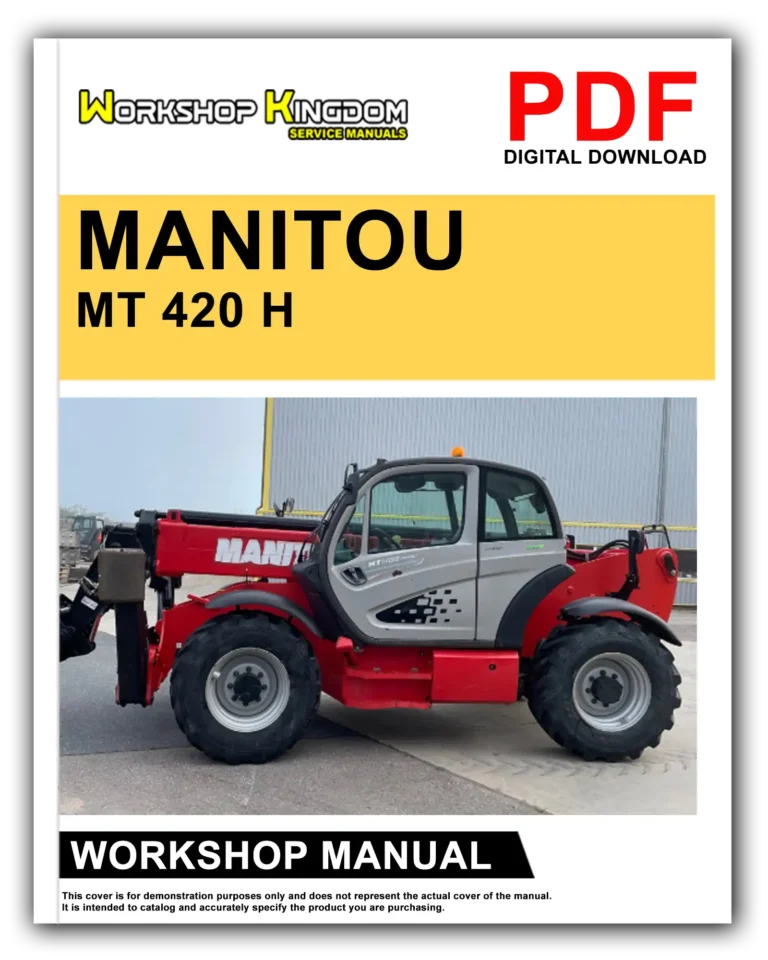 MANITOU MT 420 H 57K ST5 S1 MT 420 H TSS 57K ST5 S1 Workshop Repair Service Manual – English – PDF Download