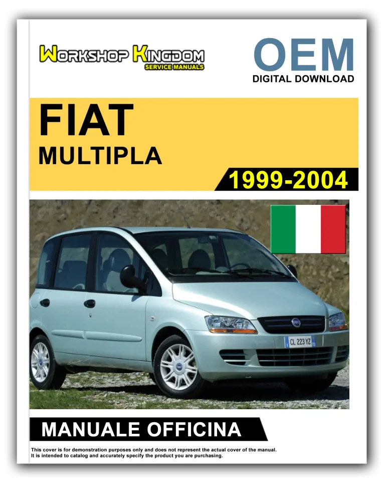 FIAT MULTIPLA (1999-2004) Manuale Di Officina e Riparazione – Italiano – OEM Download