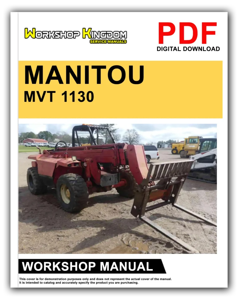 MANITOU MVT 1130 L MVT 1340 L Workshop Repair Service Manual – English – PDF Download