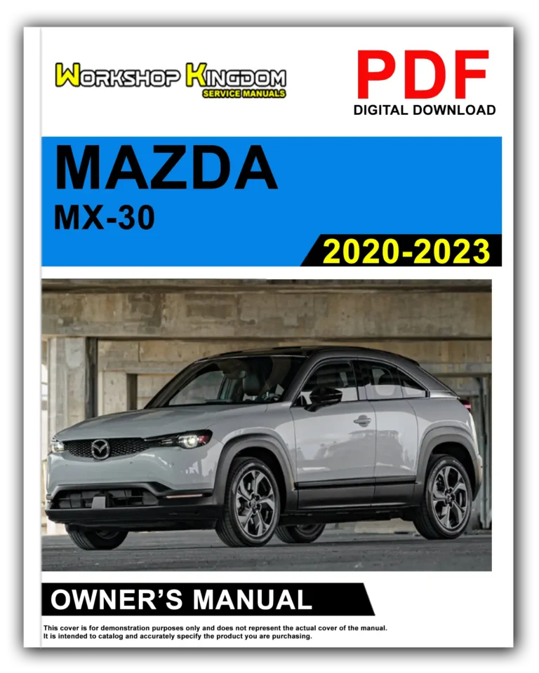 MAZDA MX-30 (2020-2023) Owner’s Manual – English – PDF Download