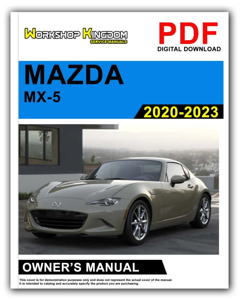 MAZDA MX-5 (2020-2023) Owner’s Manual – English – PDF Download