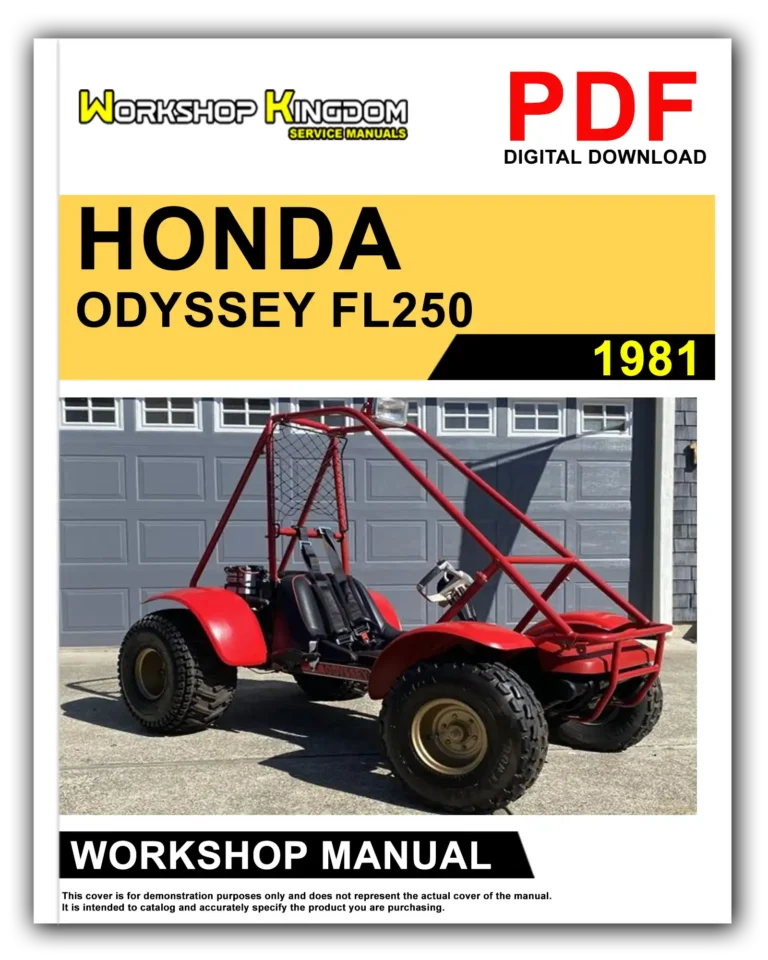 HONDA ODYSSEY FL250 (1981) Workshop Repair Service Manual – English – PDF Download