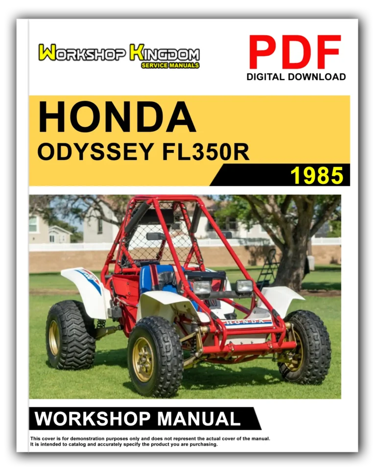 HONDA ODYSSEY FL350R (1985) Workshop Repair Service Manual – English – PDF Download