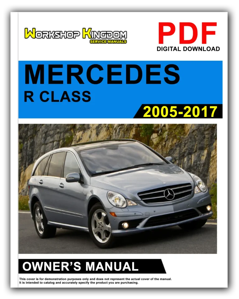 MERCEDES R CLASS (2005-2017) Owner’s Manual – English – PDF Download