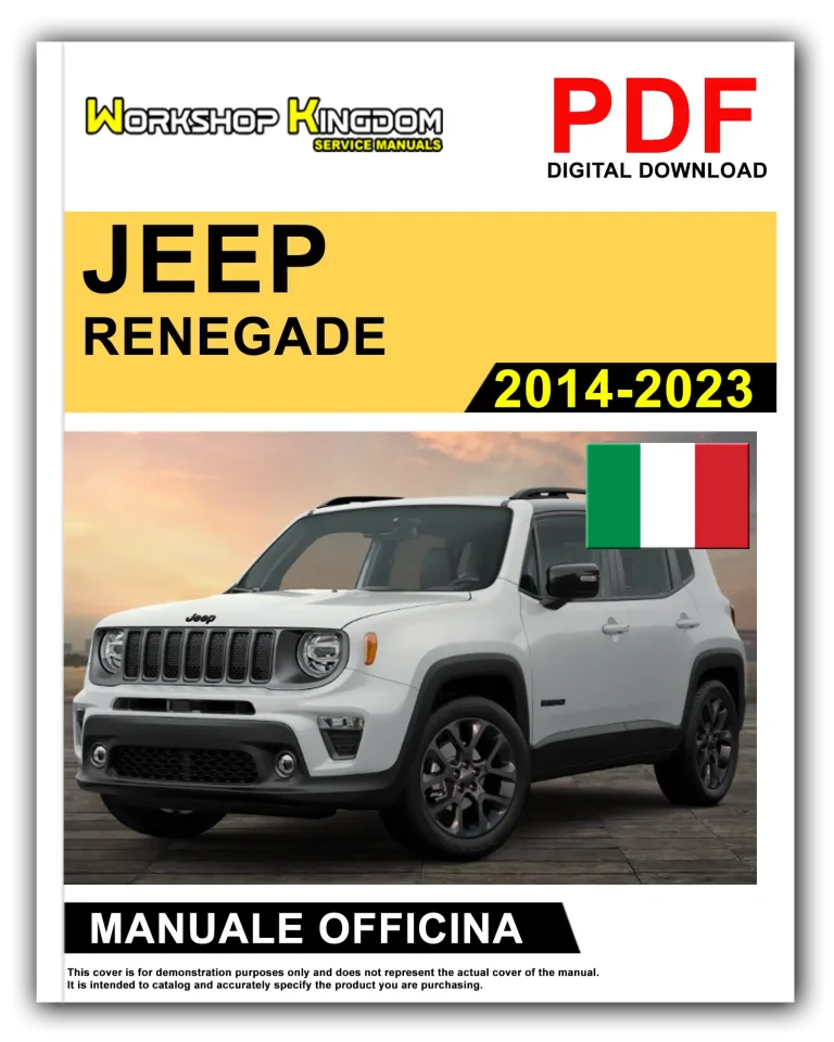 JEEP RENEGADE (2014-2023) Manuale Di Officina e Riparazione – Italiano – PDF Download