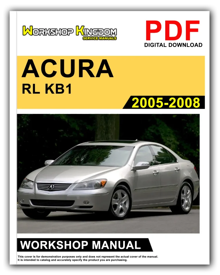 ACURA RL (KB1) (2005-2008) Workshop Repair Service Manual – English – PDF Download