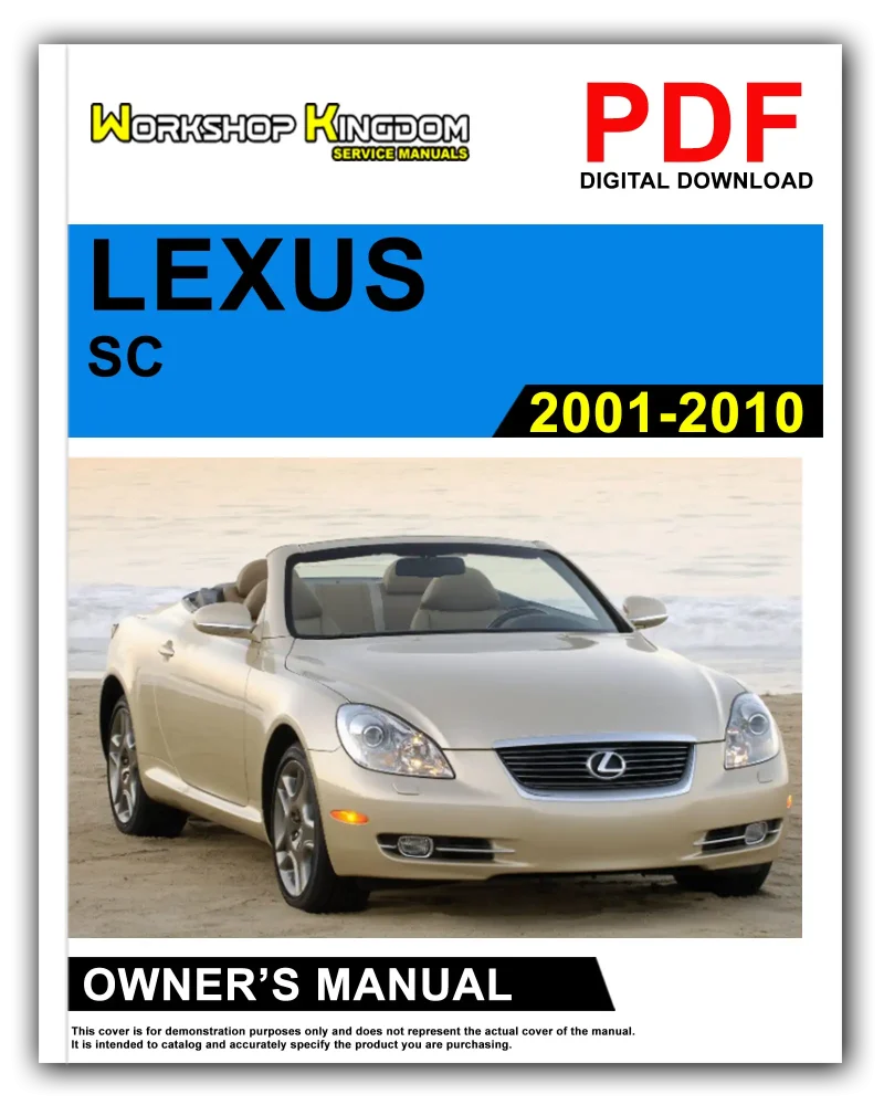 LEXUS SC (2001-2010) Owner's Manual
