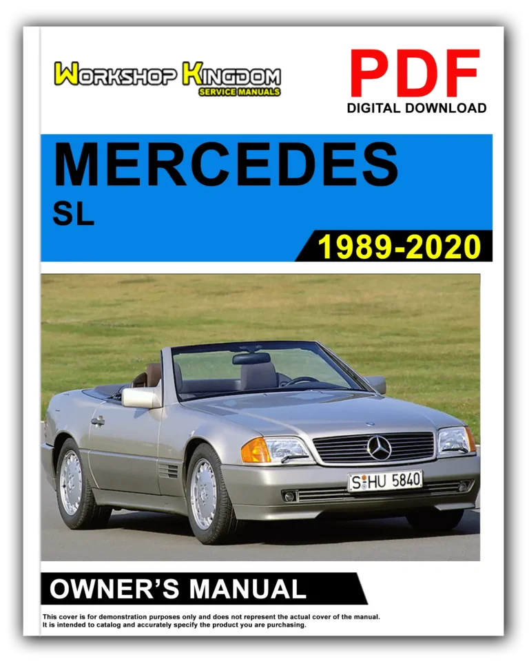 MERCEDES SL CLASS (1989-2020) Owner’s Manual – English – PDF Download