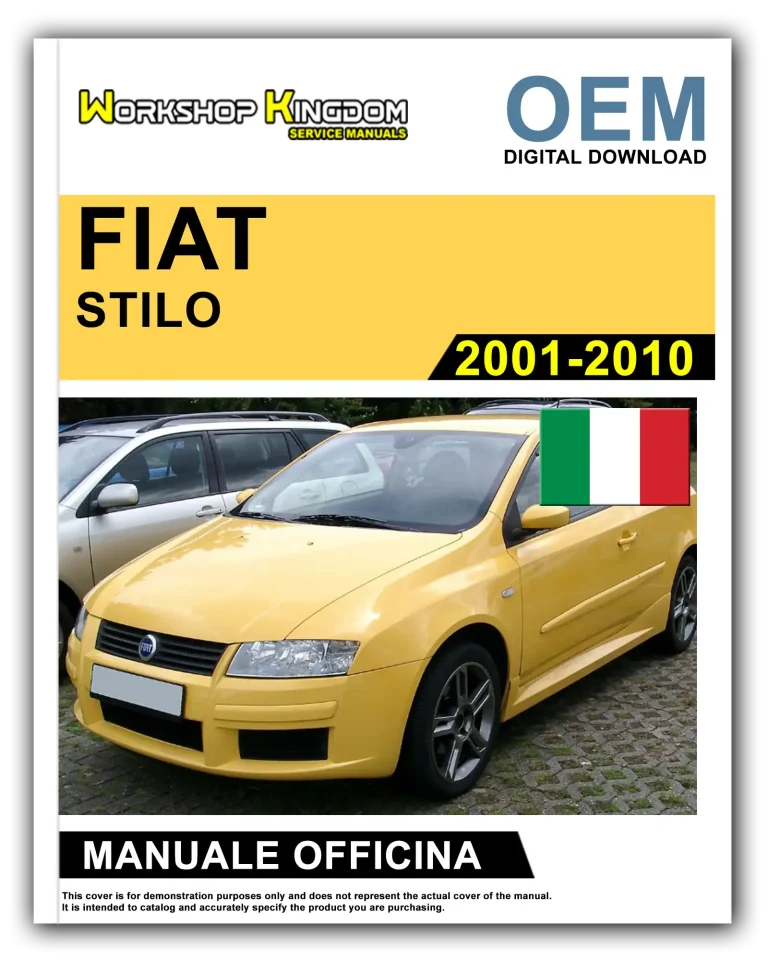 FIAT STILO (2001-2010) Manuale Di Officina e Riparazione – Italiano – OEM Download