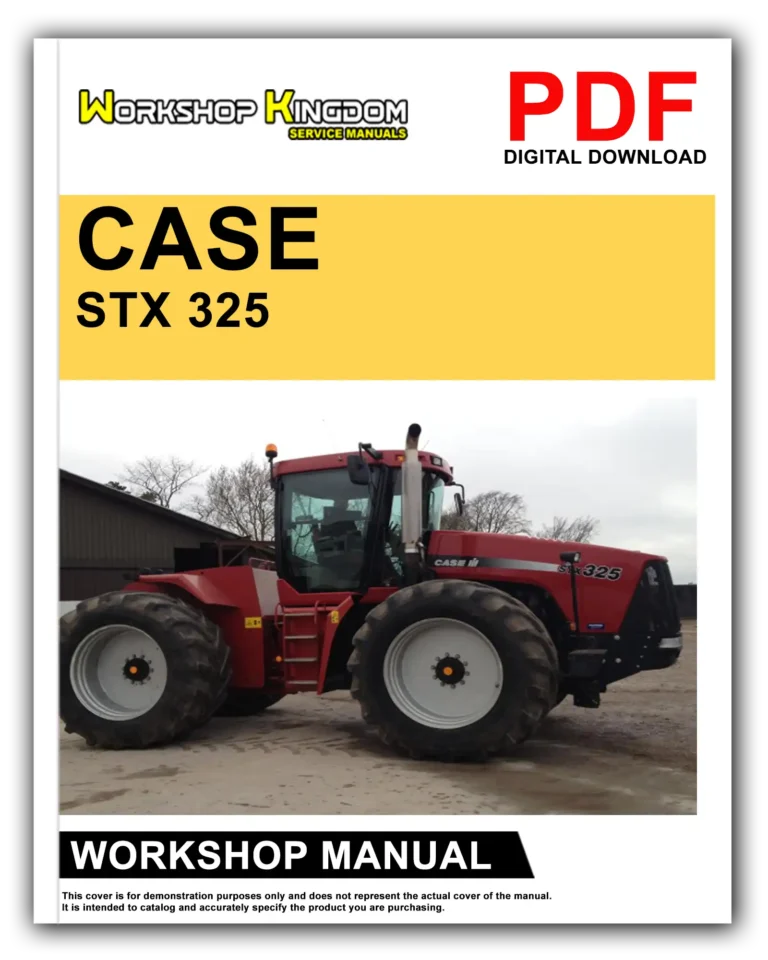 CASE Steiger STX275 325 375 425 450 500 Workshop Repair Service Manual – English – PDF Download