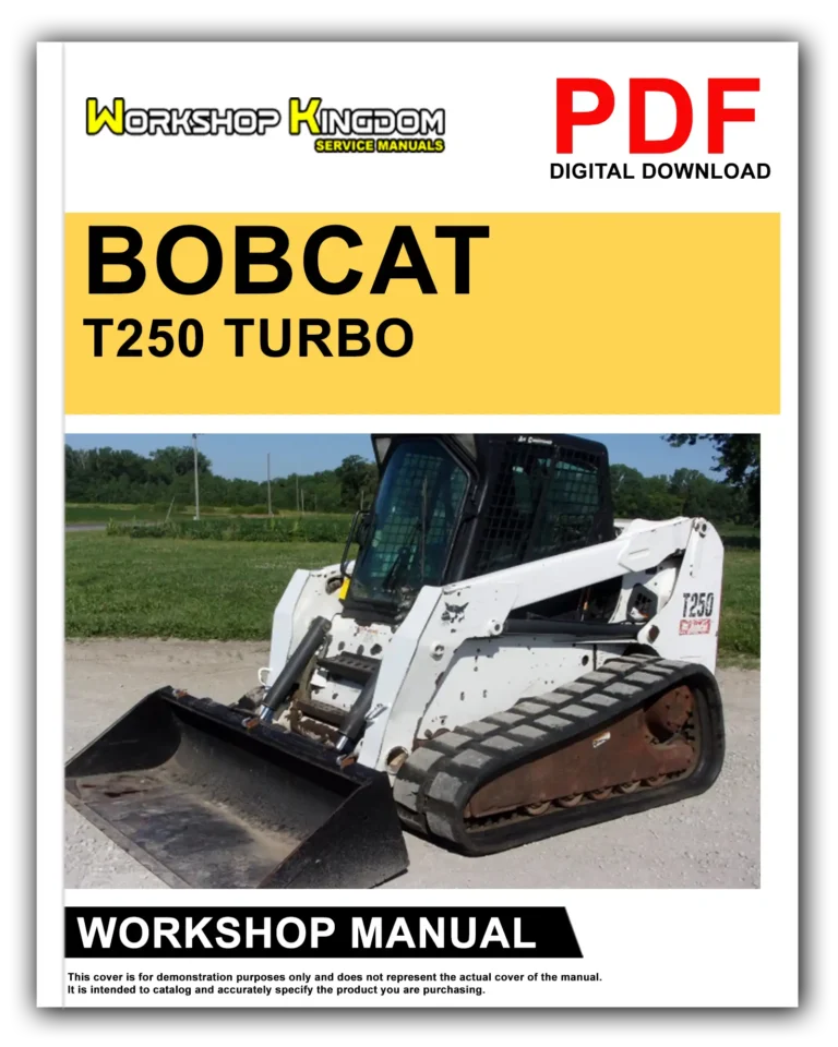 BOBCAT T250 Workshop Repair Service Manual – English – PDF Download