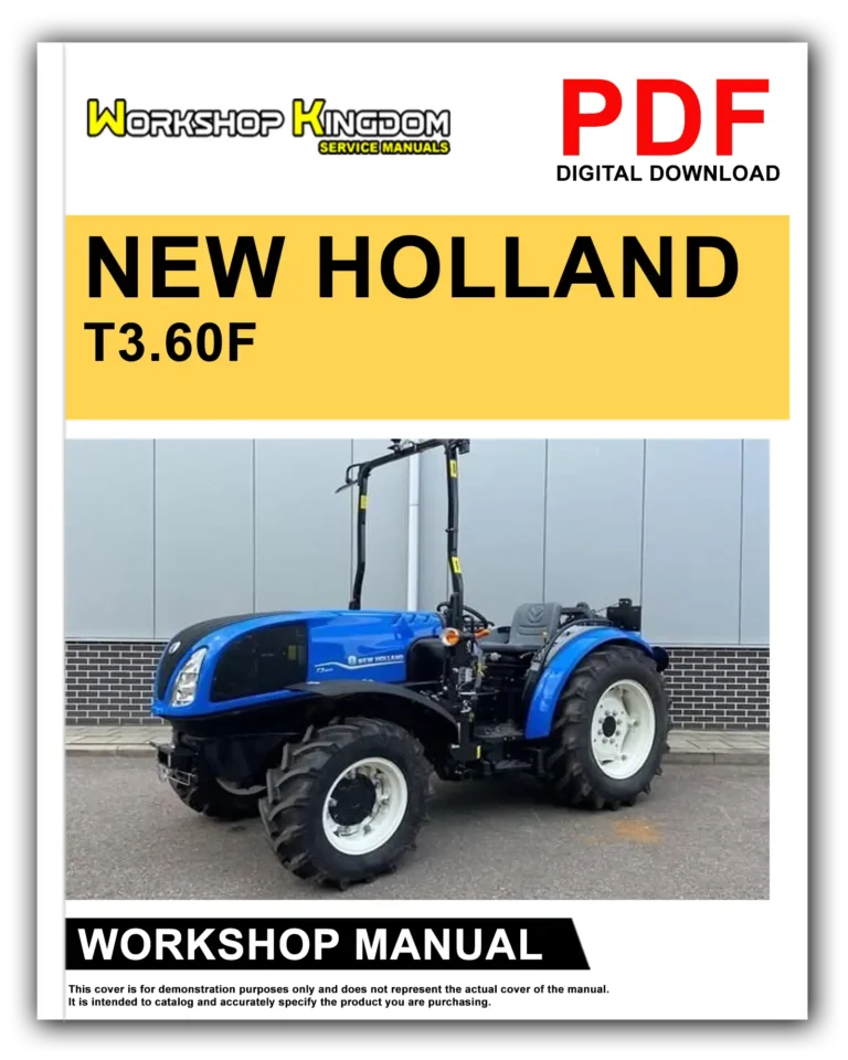 NEW HOLLAND T3.60F T3.70F T3.80F Workshop Repair Service Manual – English – PDF Download