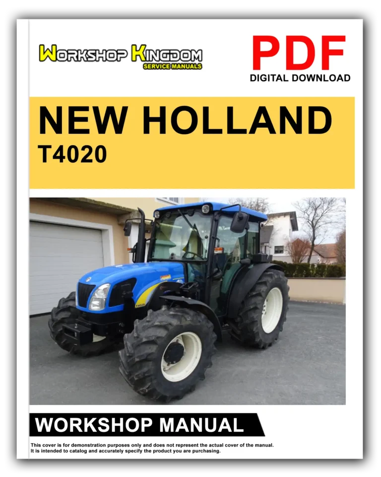 NEW HOLLAND T4020 T4030 T4040 T4050 Workshop Repair Service Manual – English – PDF Download