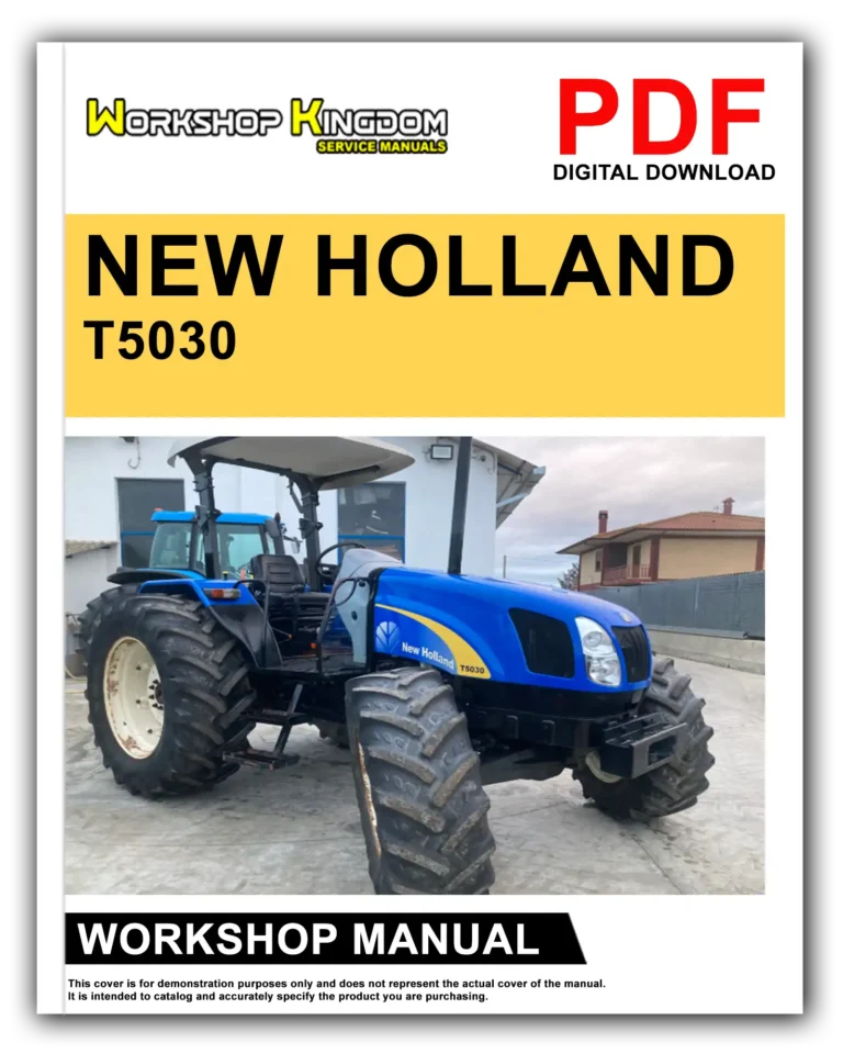 NEW HOLLAND T5030 T5040 T5050 T5060 T5070 Workshop Repair Service Manual – English – PDF Download