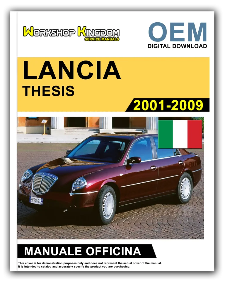 LANCIA THESIS (2001-2009) Manuale Di Officina e Riparazione – Italiano – OEM Download