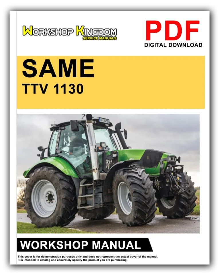 DEUTZ-FAHR AGROTRON TTV 1130 1145 1160 – 2000 Workshop Repair Service Manual – English – PDF Download