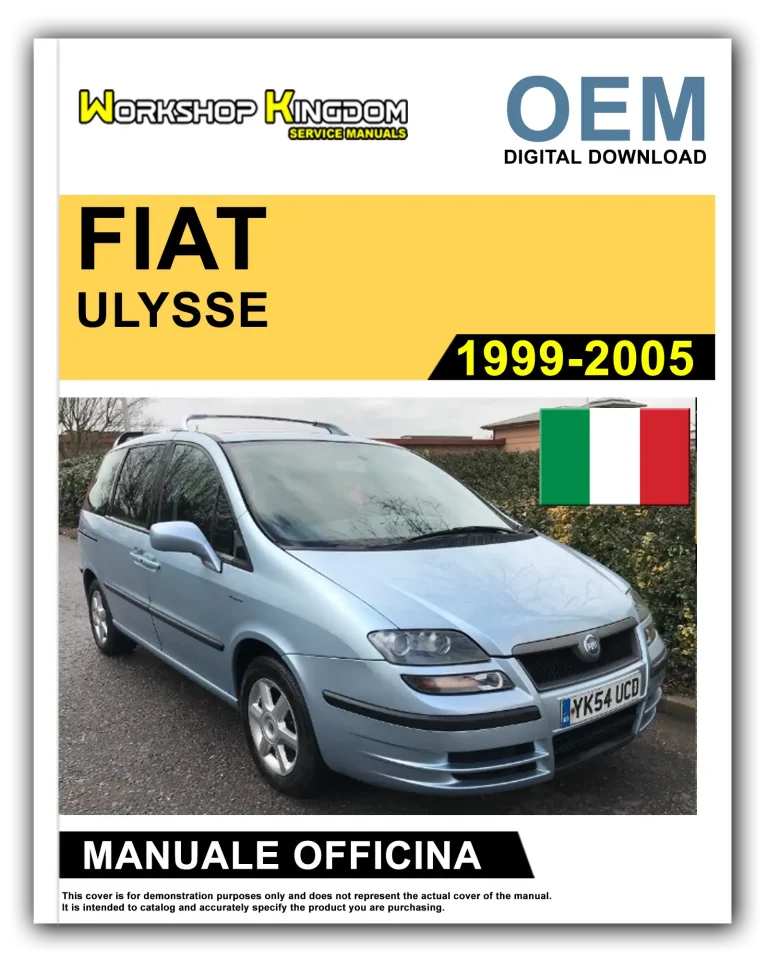 FIAT ULYSSE (1999-2005) Manuale Di Officina e Riparazione – Italiano – OEM Download