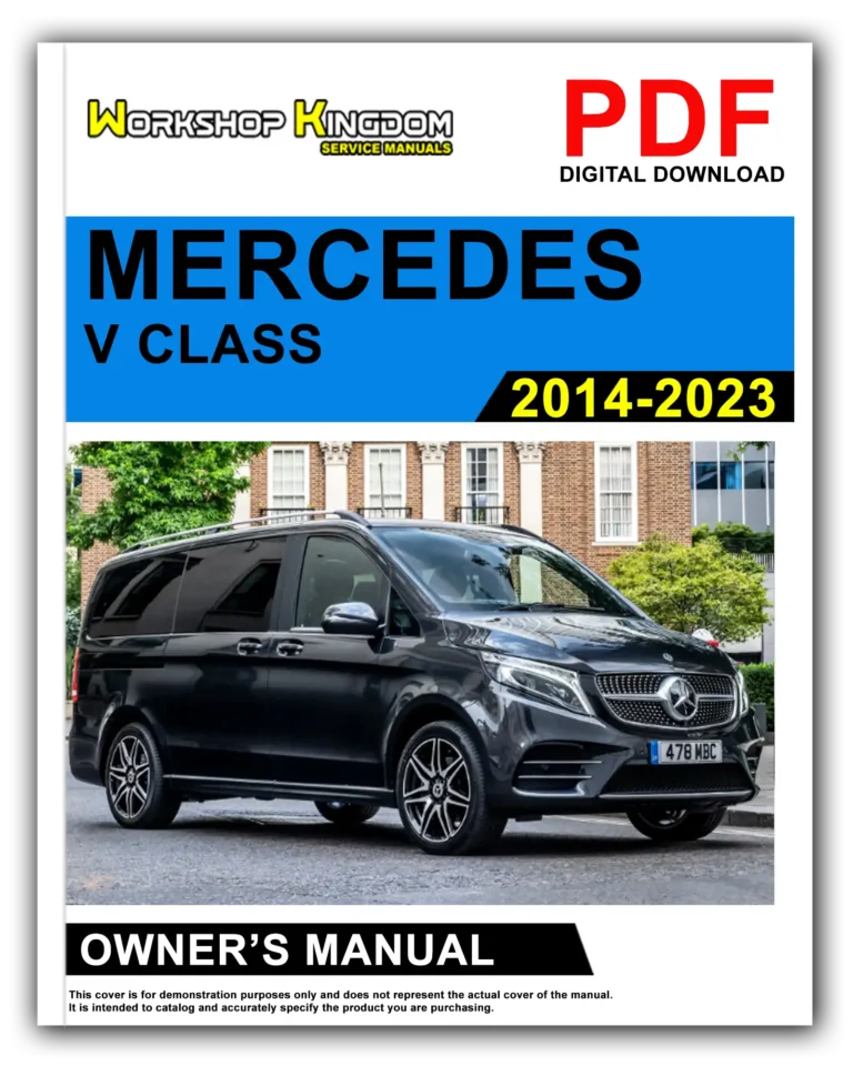 MERCEDES V CLASS (2014-2023) Owner’s Manual – English – PDF Download