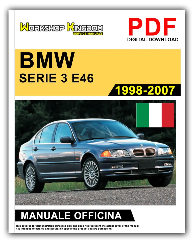 BMW SERIE 3 E46 (1998-2007) Manuale Di Officina e Riparazione – Italiano – PDF Download