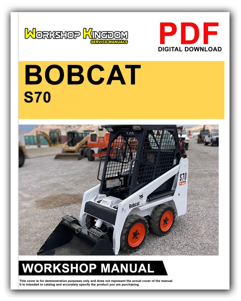 BOBCAT S70 Workshop Repair Service Manual – English – PDF Download