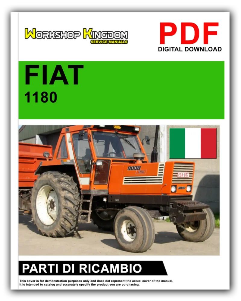 FIAT TRATTORI 1180 Manuale Parti Di Ricambio