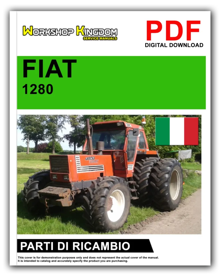 FIAT TRATTORI SERIE 1280 1280 DT Manuale Parti Di Ricambio – Italiano – PDF Download