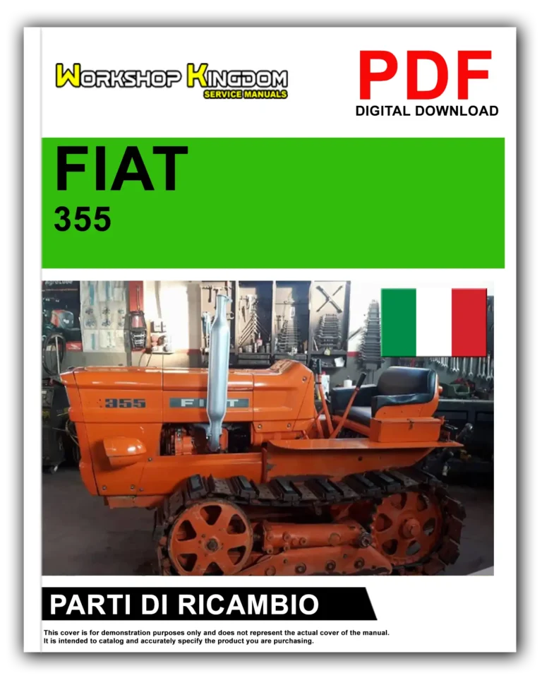 FIAT TRATTORI SERIE 355 Manuale Parti Di Ricambio – Italiano – PDF Download