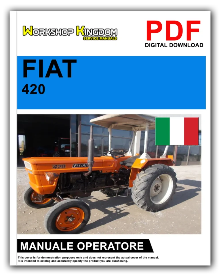 FIAT TRATTORI 420 Manuale Uso E Manutenzione Operatore – Italiano – PDF Download