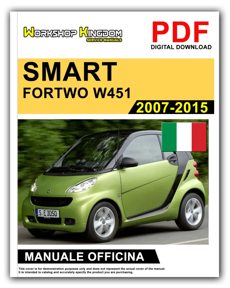 SMART FORTWO W451 (2007-2015) Manuale Di Officina e Riparazione - Italiano - PDF Download