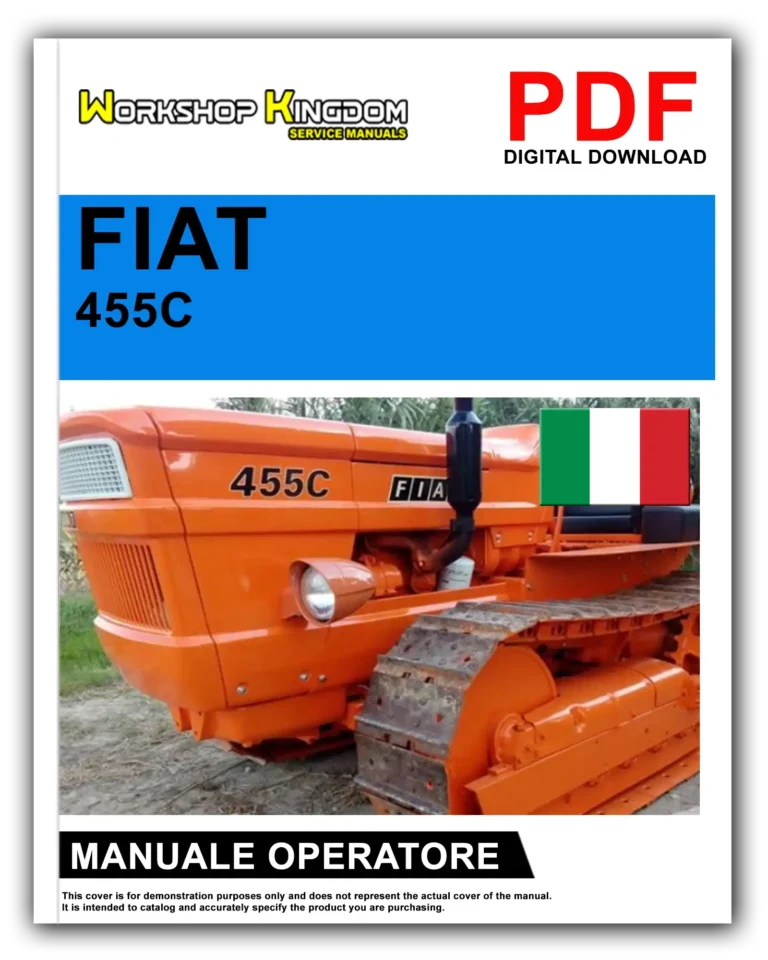 FIAT TRATTORI 455C Manuale Uso E Manutenzione Operatore – Italiano – PDF Download