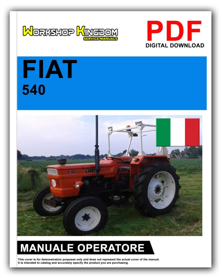 FIAT TRATTORI 540 Manuale Uso E Manutenzione Operatore – Italiano – PDF Download