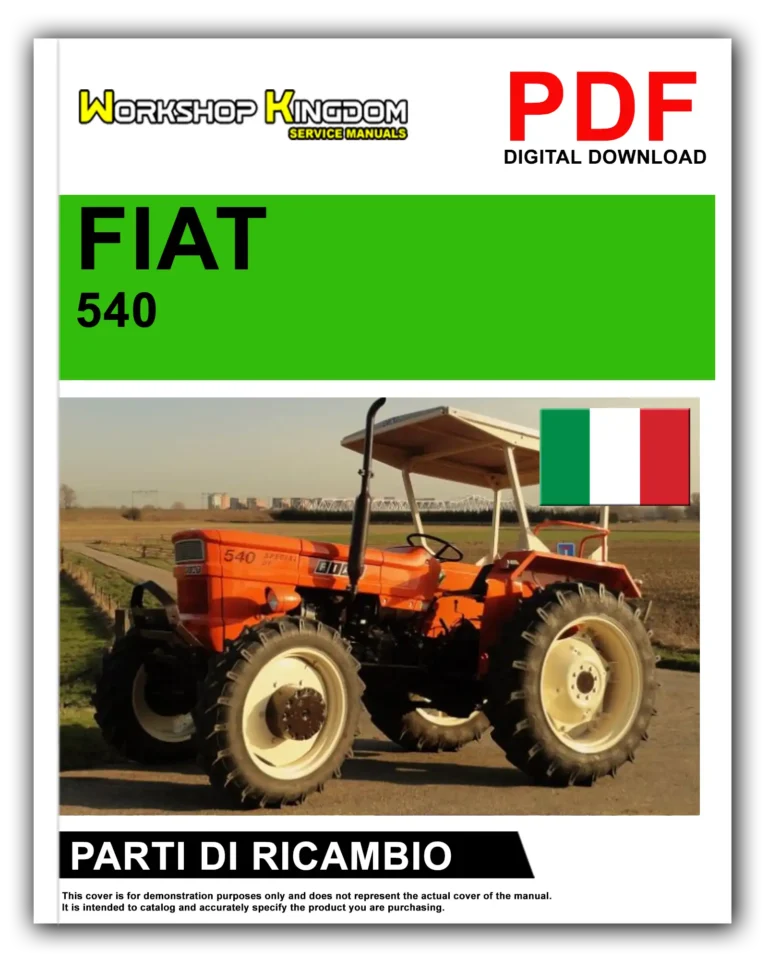 FIAT TRATTORI 540 540 DT Manuale Parti Di Ricambio – Italiano – PDF Download