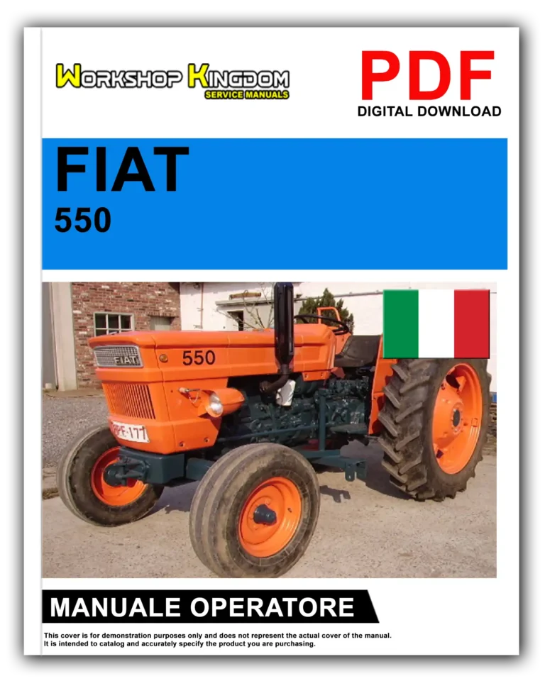 FIAT TRATTORI 550 Manuale Uso E Manutenzione Operatore – Italiano – PDF Download
