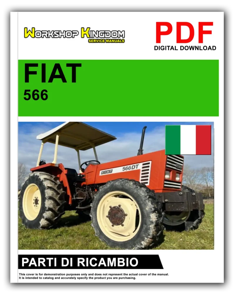 FIAT TRATTORI 566 566 DT Manuale Parti Di Ricambio