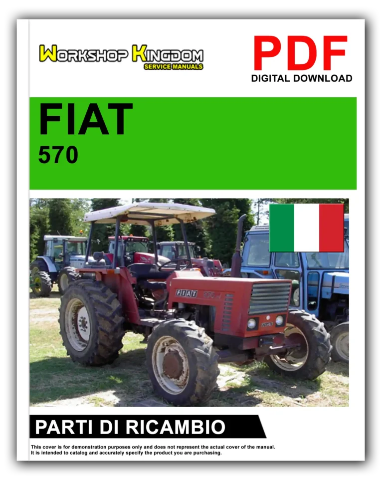 FIAT TRATTORI 570 570 DT Manuale Parti Di Ricambio – Italiano – PDF Download