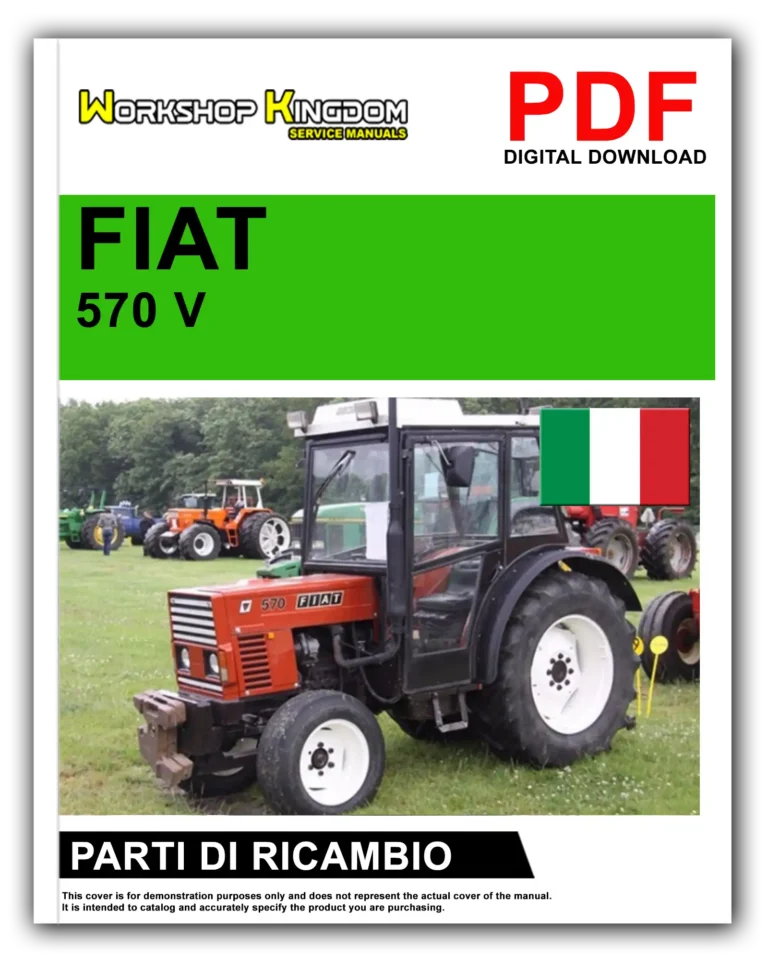 FIAT TRATTORI 570 V 570 F 570 DTF Manuale Parti Di Ricambio – Italiano – PDF Download